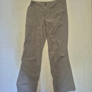 Mountain Hardwear Women’s Convertible Hiking Pants Gray Size 10 Outdoor Travel Z
